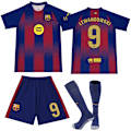 Miniatyrbillede 2 af 3: 2025-2026 Barcelona Hjemmebane børnefodboldtrøje nr. 9 Lewandowski Adult XS