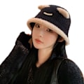 Pikkukuva 3 / 10: Faux Fur Beanies Hattu Neulottu Cap CAMEL camel