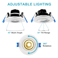 Pikkukuva 8 / 8: 9W Suihkuvalot Himmennettävät LED-alasvalot Universal alasvalot