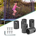 Miniatyrbillede 10 af 10: 6 STK Trampolinkabinet Stanghætte Trampolinbeskyttelsesdæksel 13Pcs