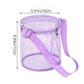 Miniatyrbillede 2 af 10: Mesh Strandtaske Legetøj Organizer Net ROSE RED rose red