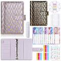 Miniatyrbillede 10 af 10: Budget Binder Money Organizer for kontanter KUN SORT SKAL KUN black only shell-only shell