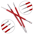 Miniatyrbillede 3 af 10: Carving Indentation Pen Clay Crimping Pen Læder Gravering Pen