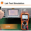 Miniatyrbilde 7 av 10: Digital Smart Multimeter Transistor Testere 6000 teller sann RMS