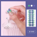 Pikkukuva 10 / 10: 3 arkkia ranskalaiset kynsitarrat Nail Art -tarra 2 2 2