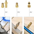 Miniatyrbillede 5 af 10: Cykelventiladaptersæt Ventiladapter 16STK 16STK 16PCS