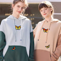 Pikkukuva 5 / 8: perhonen applikaatiot Butterfly Patches kirjailtu perhonen