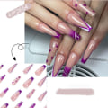 Miniatyrbild 4 av 10: Falska naglar Fake Nails JP2613 JP2613 JP2613