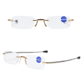 Miniatyrbilde 10 av 10: Foldbare Lesebriller Øyeglass GULL STYRKE 150 Gold Strength 150