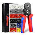 Miniatyrbillede 1 af 10: 1200 STK Ferrule Crimp Tool Set Crimptang End Cord Lug