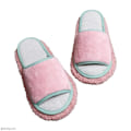 Miniatyrbillede 3 af 10: Mikrofiber Moppe Slipper Moppe Sko GRÅ S grey S