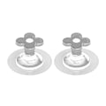 Miniatyrbillede 1 af 10: 2 stk Toiletlåg Løfter Toiletsæde Håndtag 1 1 1