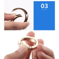 Miniatyrbilde 9 av 10: 5 stk Fjær O-Ring Spenner Karabin vesker Håndvesker SVART 39MM Black 39mm
