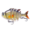 Miniatyrbilde 4 av 10: Multiseksjons fiskesluk Minnow Bait 5 5 5