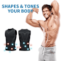 Pikkukuva 9 / 9: Ionic Shaping Vest Sports Ihonpitävät liivit GREY M grey M