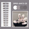 Pikkukuva 1 / 10: 24 kpl Short Square Head tekokynnet Kiiltävät käytettävät tekokynnet DP05-zh413-25