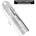 Pikkukuva 3 / 9: 4/09 Shingle Gauge Puuntyöstöviivaimen mittaustyökalu