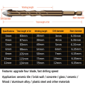 Miniatyrbilde 2 av 10: 4 Stk 3-12mm Kryss sekskantet keramisk flisebor 6MM 6mm