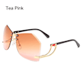 Pikkukuva 1 / 10: Reunuksettomat aurinkolasit Wrap Auringonlasit TEA PINK