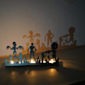 Miniatyrbild 5 av 10: Projektionsljusstake metallljusstake C C C
