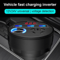 Miniatyrbilde 7 av 10: Bil Power Inverter Automotive Power Inverter Spenningstransformator Black