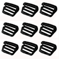 Miniatyrbild 10 av 10: 4st Webbing Strap Spänne Skjutfäste 15MMRIGHT HÖGER 15mmRight