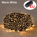 Miniatyrbillede 1 af 10: 1 Stk LED String Light Jule Decor Light EU STIK-VARM HVID EU Plug-Warm White
