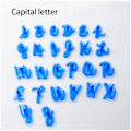 Pikkukuva 5 / 10: 3 sarjaa Aakkosnumeron kakkuleima Upper Lower Case Set numbers&symbols