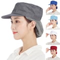 Miniatyrbilde 6 av 10: Work Hat Chef Cap WINE RED STIL 2 STIL 2 Wine red Style 2-Style 2