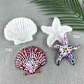Pikkukuva 2 / 7: 2 kpl 3D Starfish Shell molds Paperipainoinen silikoni