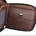 Pikkukuva 10 / 10: Lyhyt lompakko kolikkokukkaro TUMMANRUSKEA Dark Brown