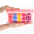 Miniatyrbillede 5 af 5: Plast Transparent Opbevaringsboks Indekskort Box Plast Flash