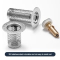 Miniatyrbilde 9 av 10: Gulvavløpsfilter Mesh Pop Up avløpsfilter D D D
