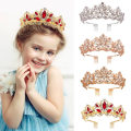 Miniatyrbilde 4 av 9: Krystalllegering Krone Krone Tiara ROSE GULL Rose gold