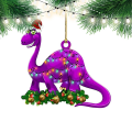 Miniatyrbilde 6 av 10: Juledinosaurpynt Juletredinosauranheng 10 10
