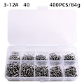 Miniatyrbillede 1 af 10: High-carbon stål fiskekrog Hawksbill Enkelt krog 400STK 400STK 400PCS