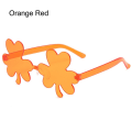 Pikkukuva 1 / 10: Irish Shamrock Aurinkolasit Vihreät Four Leaf Clover lasit ORANSSIT Orange Red