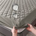 Miniatyrbillede 8 af 8: Kastemadrasbetræk Vandtæt Sengetøj GRÅ 100X190CM grey 100x190cm