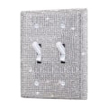 Miniatyrbillede 1 af 10: US Standard Switch Panel Sticker Rhinestones Socket Frame 02 02 02
