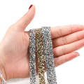 Miniatyrbillede 10 af 10: Rhinestone Trim Krystal Tape MULTICOLOR 10MM BREDDE 10MM BREDDE multicolor 10mm width-10mm width