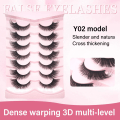 Miniatyrbild 5 av 10: Fox Eye Lashes Cat Eye Fransar Y02 Y02 Y02