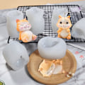 Miniatyrbillede 10 af 10: 3D Cat Candle Form 3D Art voksform 2 2 2