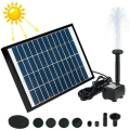 Miniatyrbillede 1 af 9: Solar Vandpumpe Solar Panel Powered Water Fountain Pool