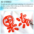Miniatyrbilde 8 av 10: 6 STK/sett 3D Stereo Jelly Pen Highlighter Pen 01 01 01