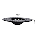 Miniatyrbilde 3 av 10: 6 STK Vask Sil Plugg Filterkurv TRANSPARENT transparent