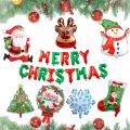 Miniatyrbilde 8 av 9: 3 stk julefolieballong oppblåsbar ballong NISSENS 2 Santa Claus 2