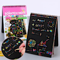 Pikkukuva 6 / 10: Scratch Notebook Scratch Art Painting Doodle MPINK PINK MPink