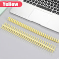 Miniatyrbillede 1 af 10: 10 stk Notebook Binding Clip Løsbladsring 10 STK GUL 10 STK 10pcs yellow