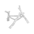 Miniatyrbilde 1 av 10: Crystal Ball Display Base Metal Branch Stand SILVER S Silver S