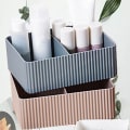 Miniatyrbillede 10 af 10: Opbevaringsboks til makeup-opbevaring WHITE M white M